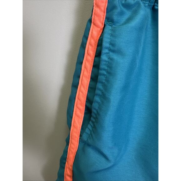 Chubbies Swim Trunks M Teal Orange Miami Dolphins Pockets 5” Inseam Beach Pool - Picture 5 of 10